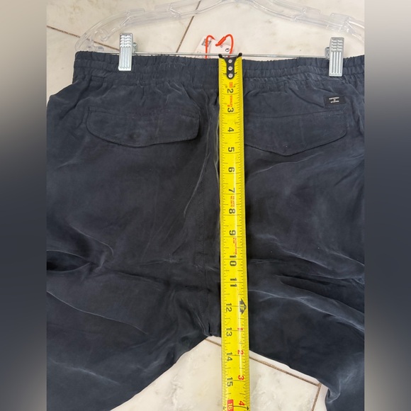 NWT Superdry Cupro (feels like silk!) Dark Navy Cuffed Woven Joggers Women’s 8 - Picture 9 of 10